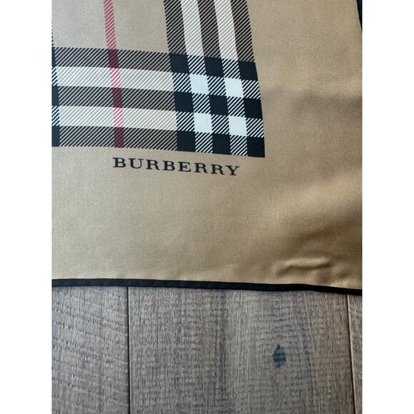 Burberry 00s Haymarket Check Silk Twill Scarf - Picture 2 of 3